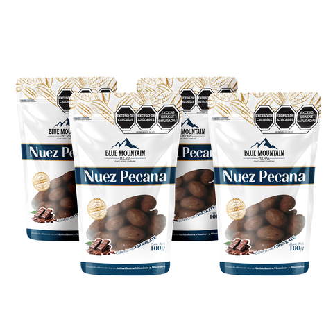 4 pack cubiertas de chocolate 100g